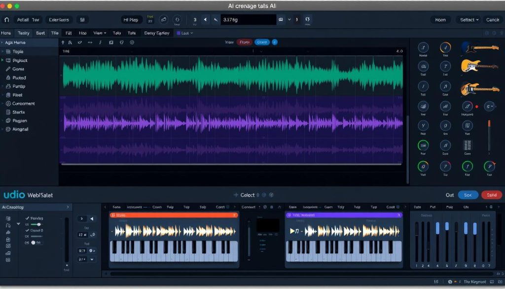 Udio AI music creation interface with editing capabilities Udio AI music creation interface with editing capabilities